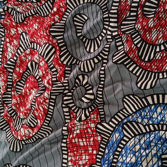 R&B collections red blue black gray shift dress career with pockets Sz 1XL - Picture 6 of 6